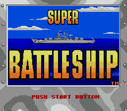 Super Battleship Title Screen